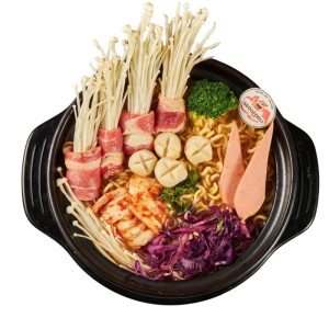 MỲ KIM CHI BÒ MỸ CUỘN NẤM